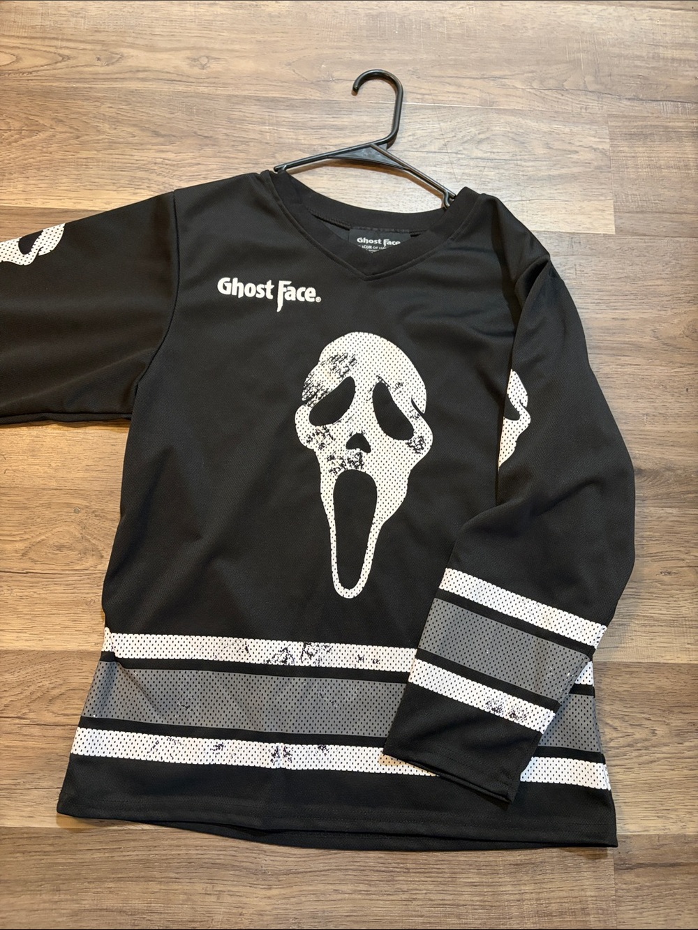 Officially Licensed Scream Ghost Face 96 Hockey Jersey- Horror Icon Graphic